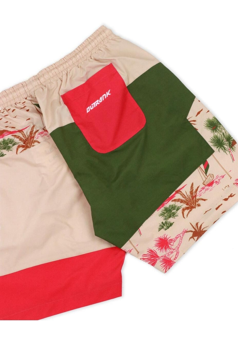 Outrank Getaway Color Blocked Shorts