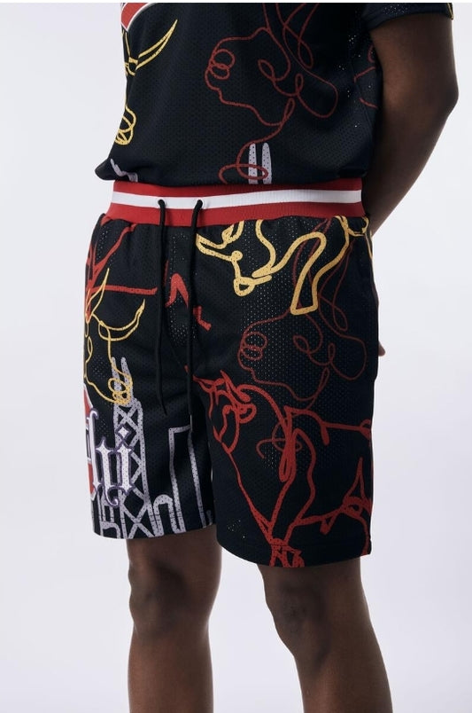 Rebel Minds Chicago Mesh Shorts