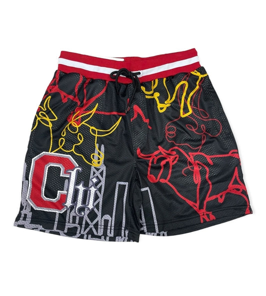 Rebel Minds Chicago Mesh Shorts