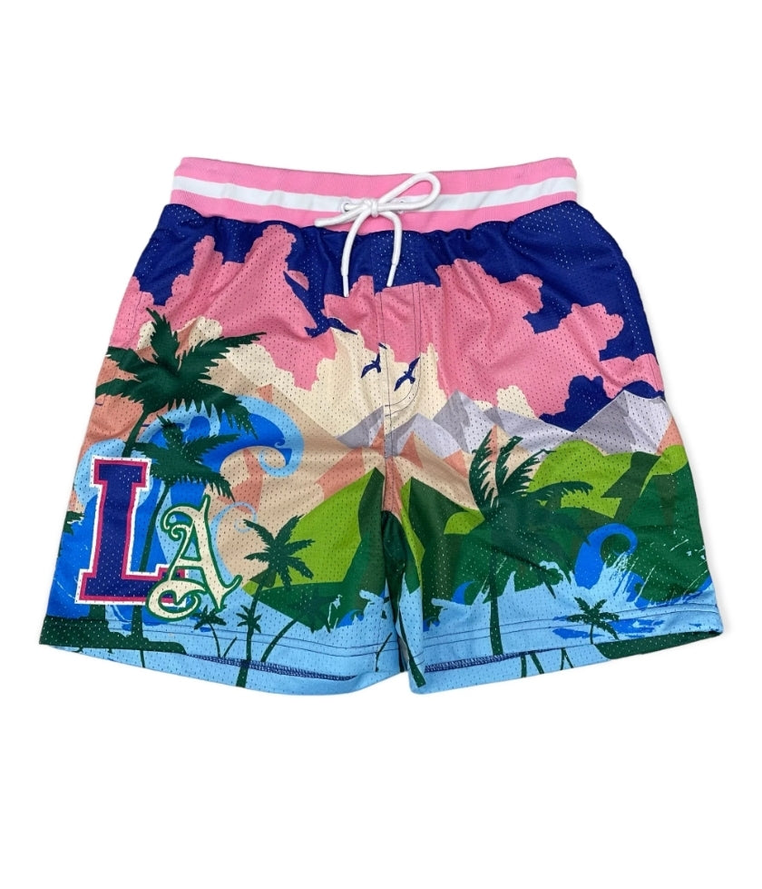 Rebel Minds Los Angels Mesh Shorts
