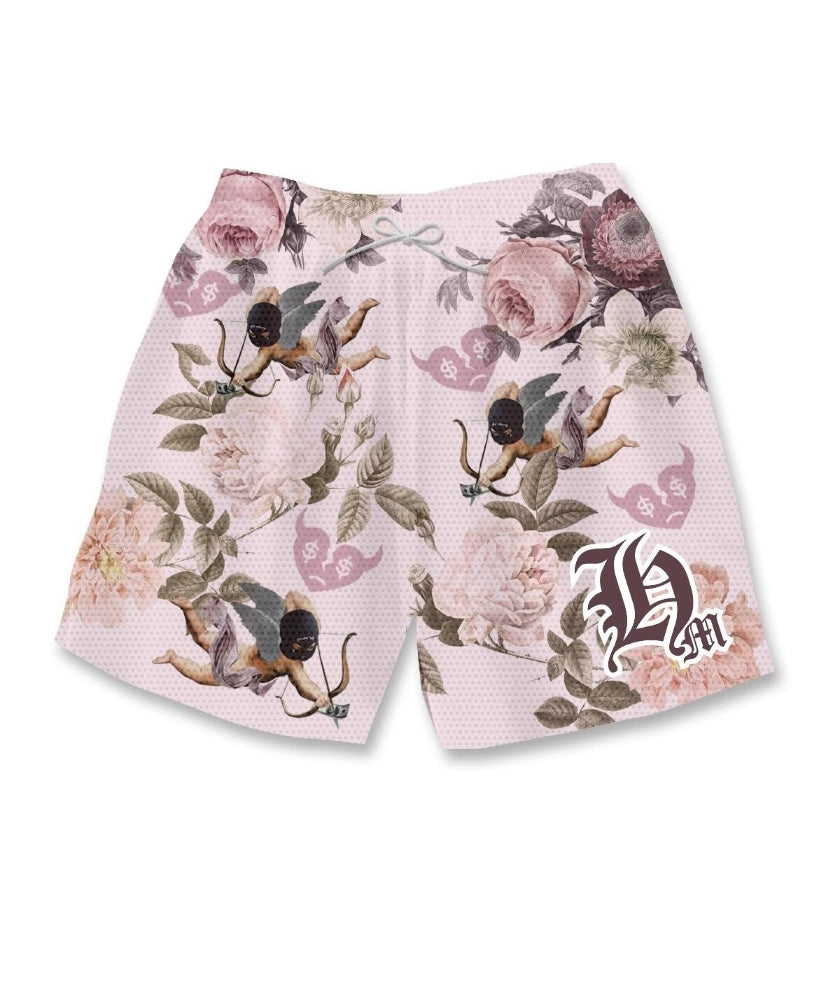 27Club Hasta Muerte Rose Garden Mesh Shorts