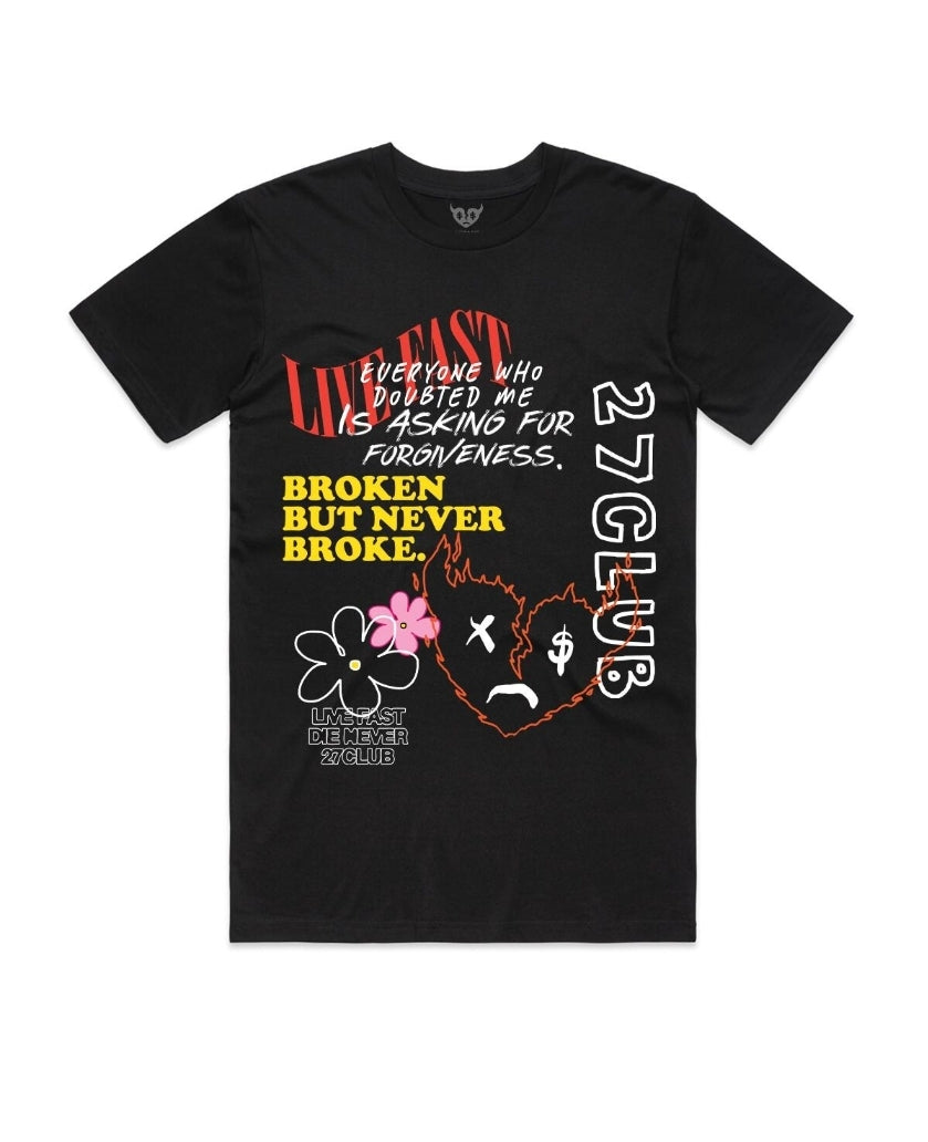 27 Club Live Fast T-shirt
