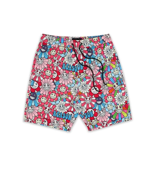 Reason Sunflower Drip Swim Shorts