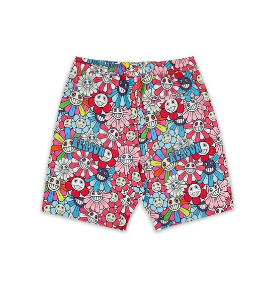 Reason Sunflower Drip Swim Shorts