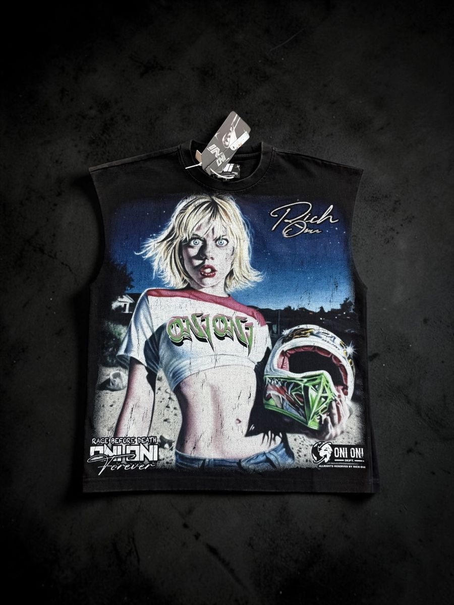 Rich Oni Race Me Sleeveless T-shirt