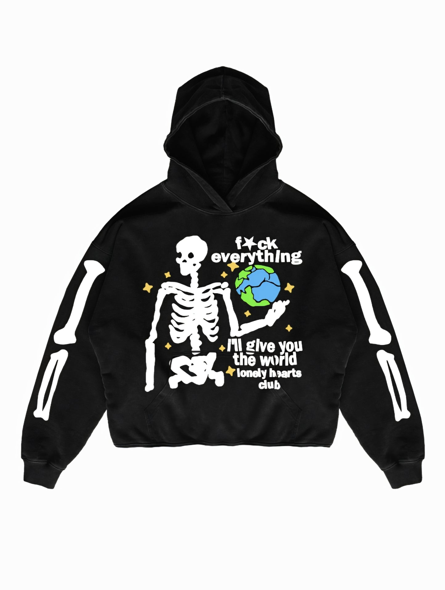 Lonely Hearts Club I'll Give You The World Premium Cropped Hoodie