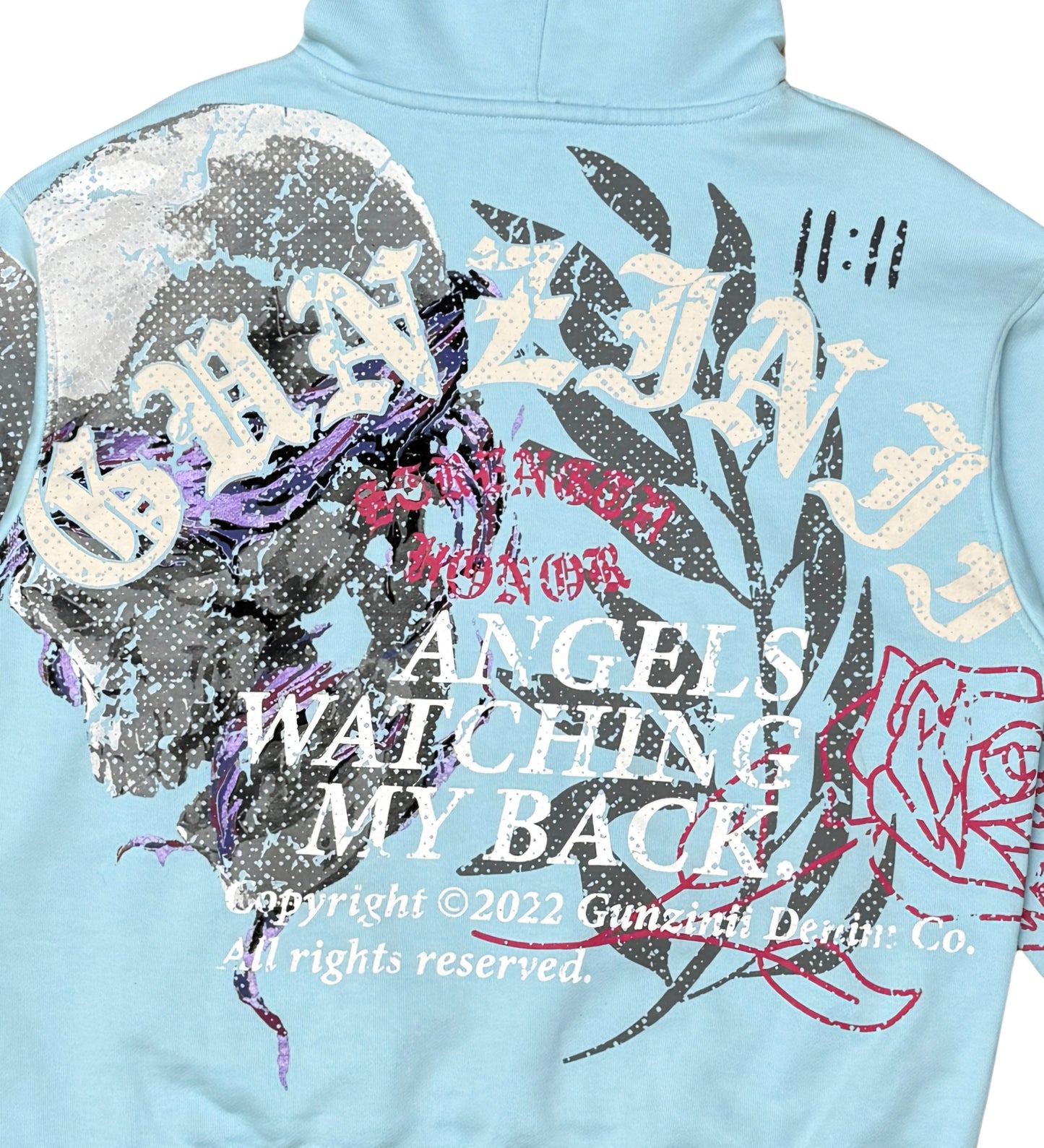 Gunzinii Blind To The Fake Hoodie (Blue)