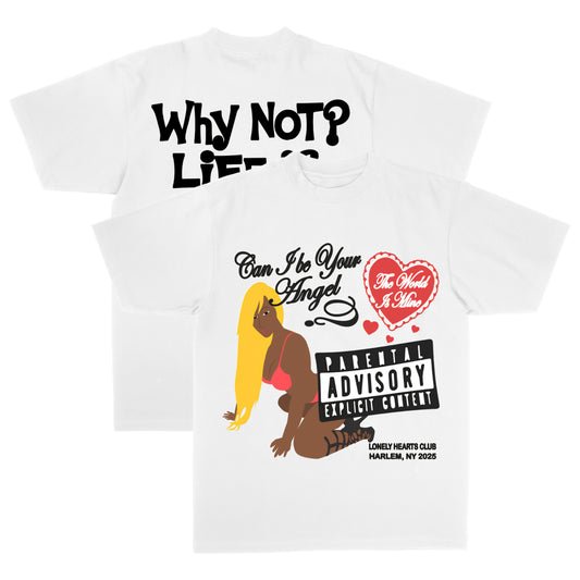 Lonely Hearts Club Can I Be Your Angel Premium Cropped T-shirt