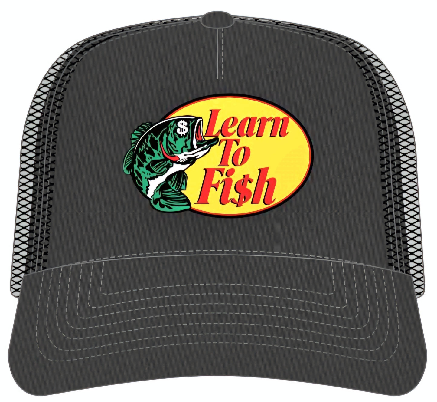 Learn To Fish Trucker Hat
