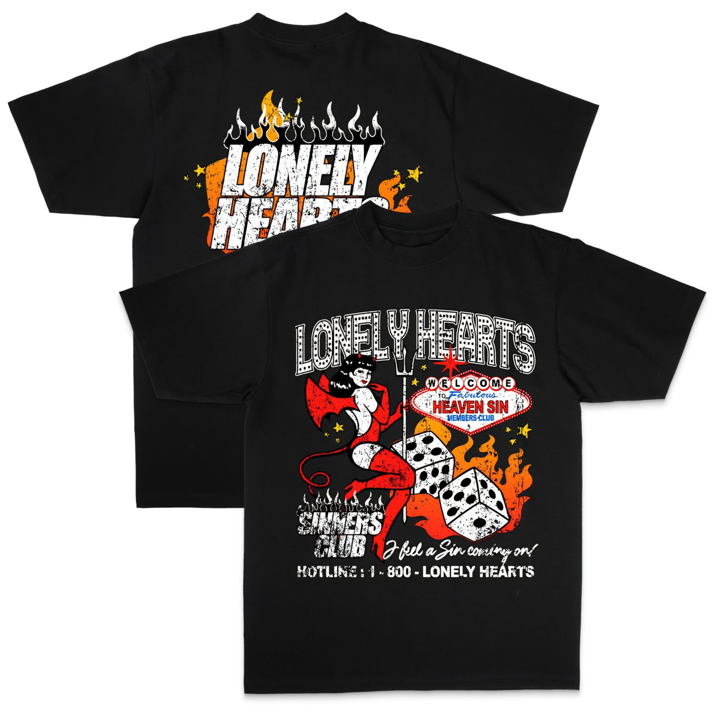 Lonely Hearts Club Sinners Club Premium T-shirt