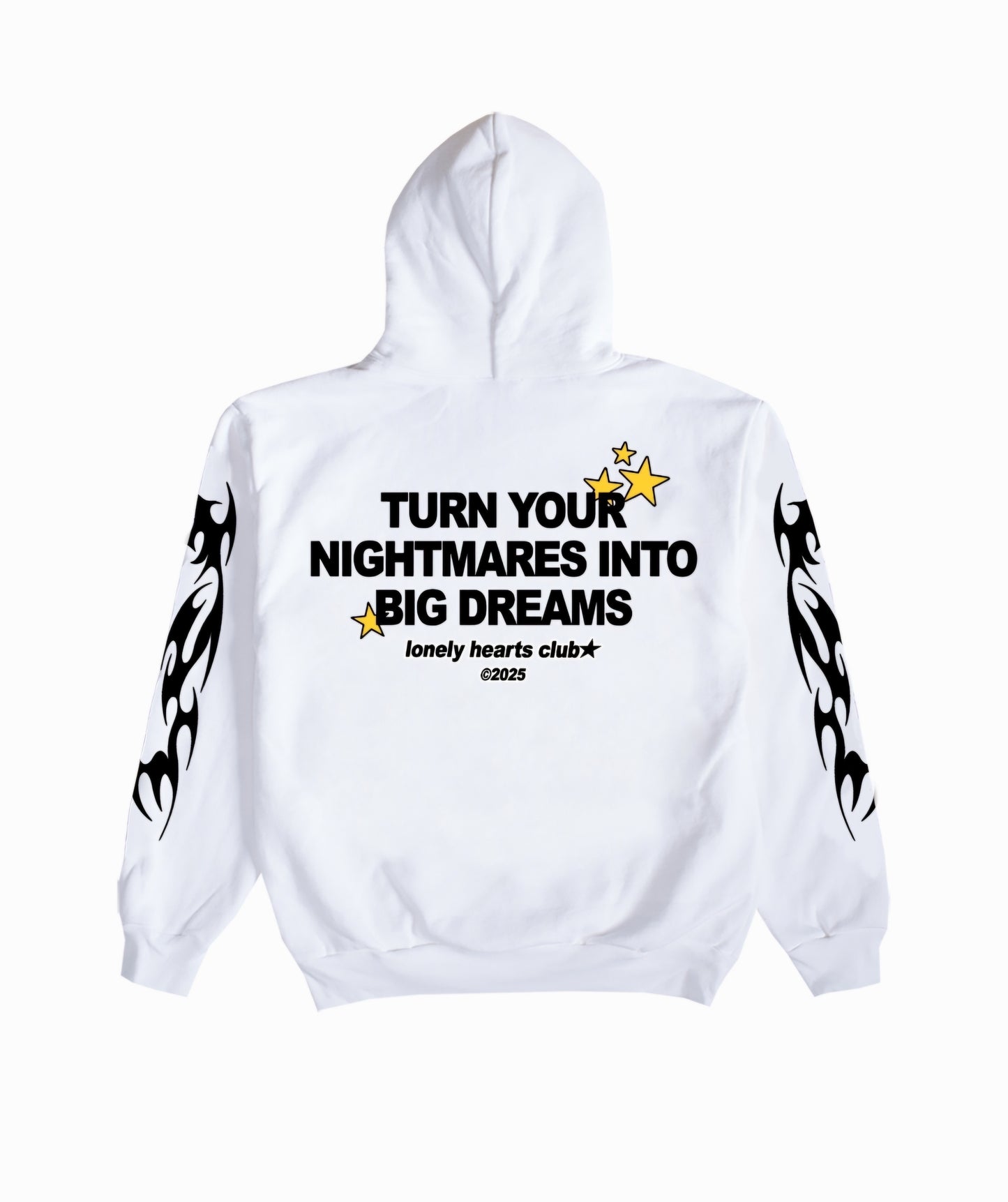 Lonely Hearts Club Believe In Yourself Hoodie(White)