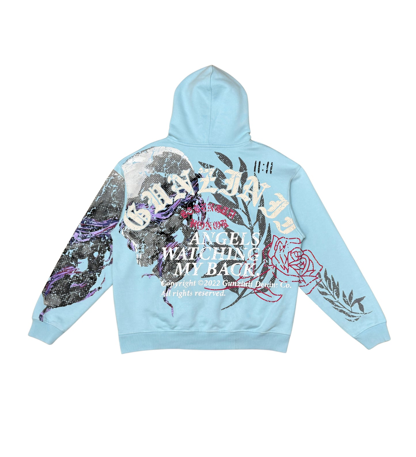Gunzinii Blind To The Fake Hoodie (Blue)
