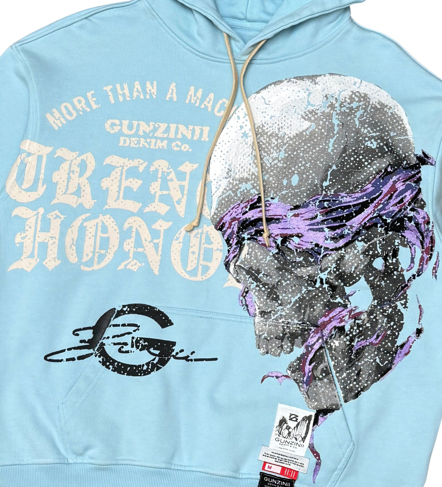 Gunzinii Blind To The Fake Hoodie (Blue)