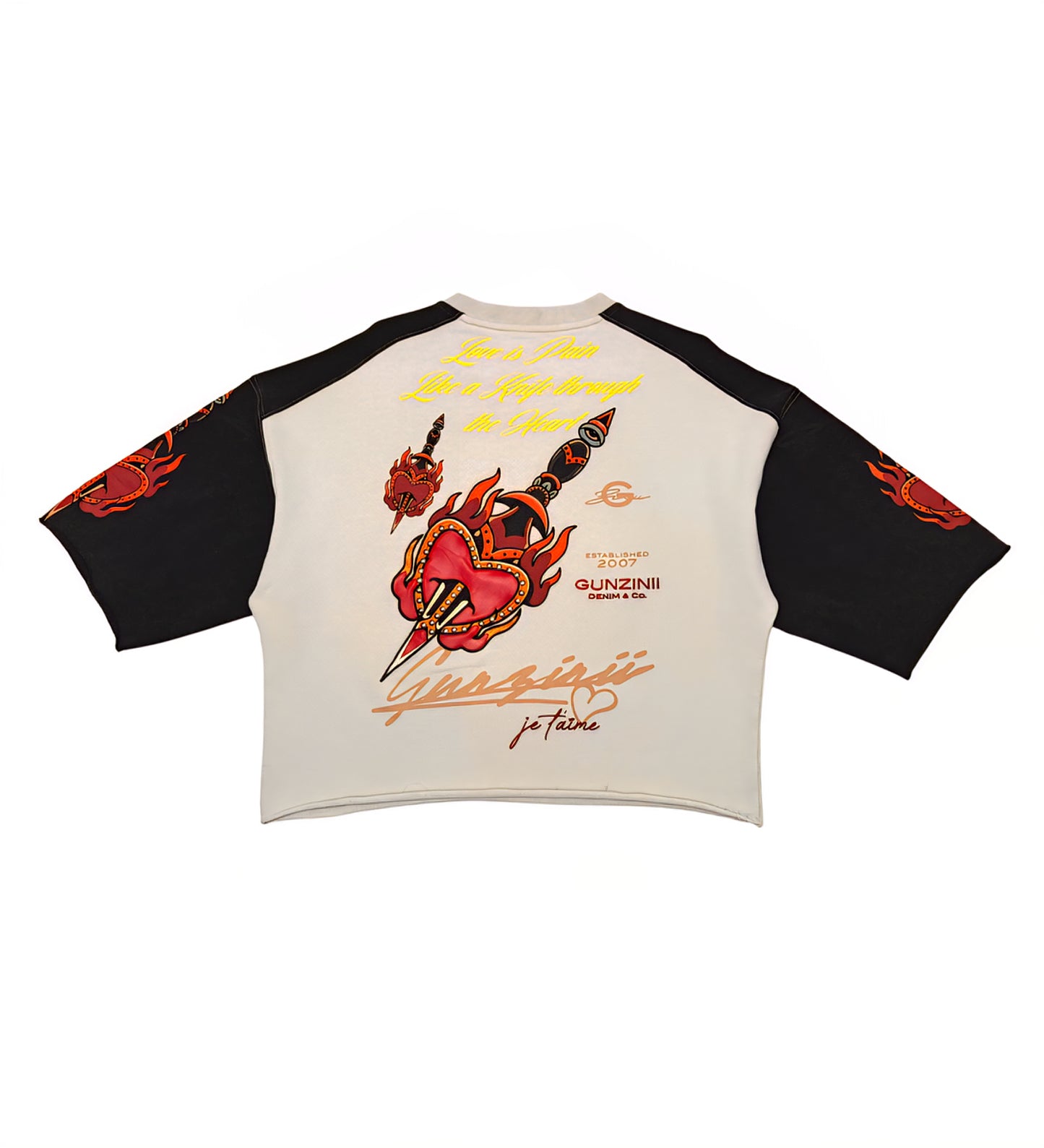 Gunzini Stabbed Me In The Back Tshirt Cropped T-shirt