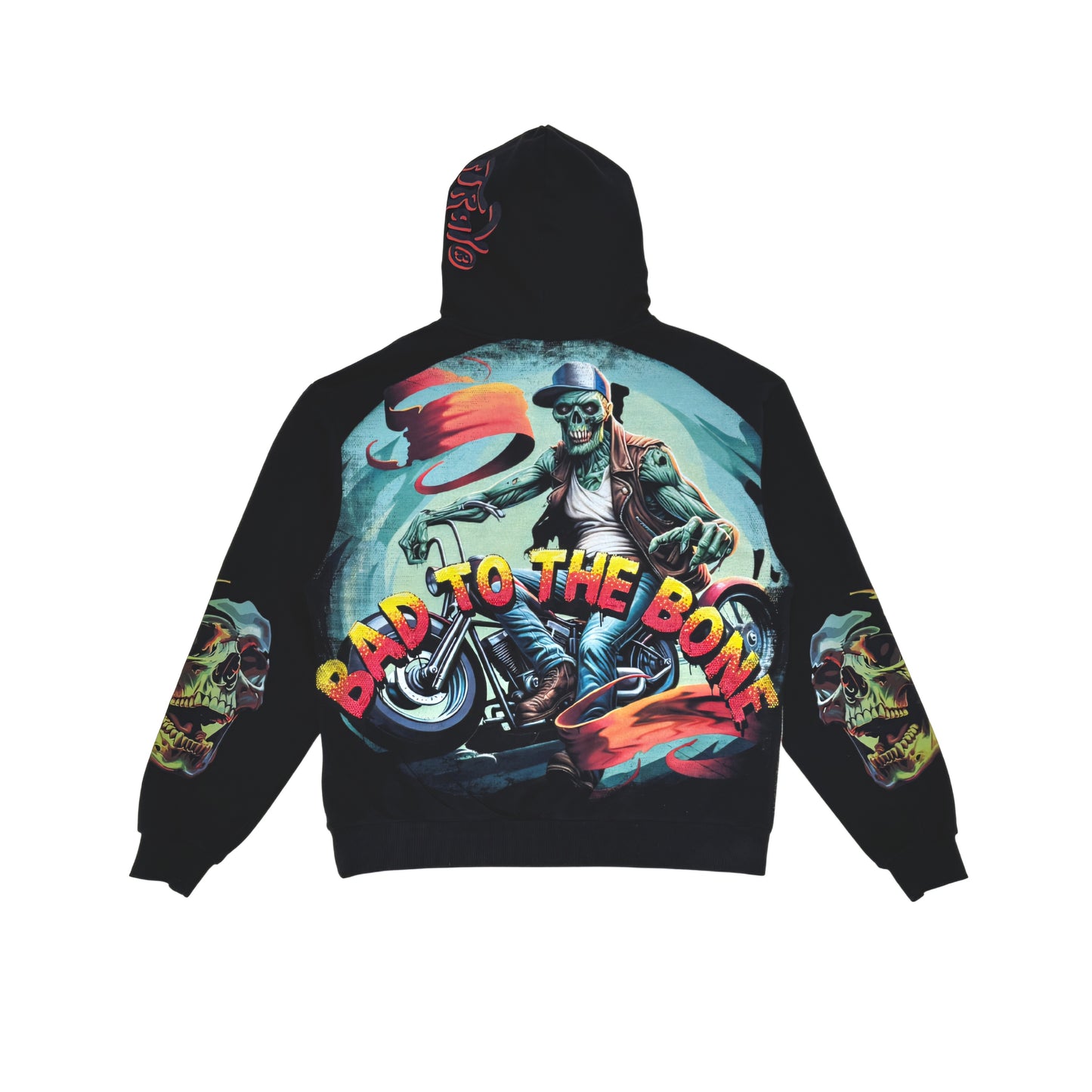 Stray Bad To The Bone Rhinestone Premium Hoodie