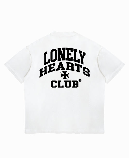 Lonely Hearts Club Crossbones Premium Rhinestone Cropped T-shirt