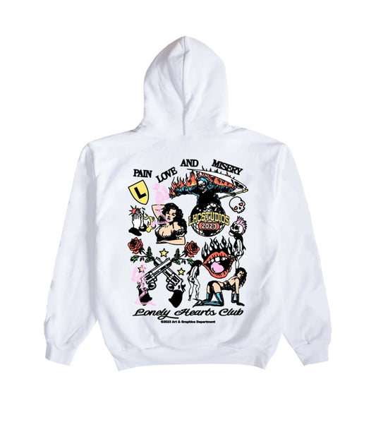 Lonely Hearts Pain Love & Misery Hoodie