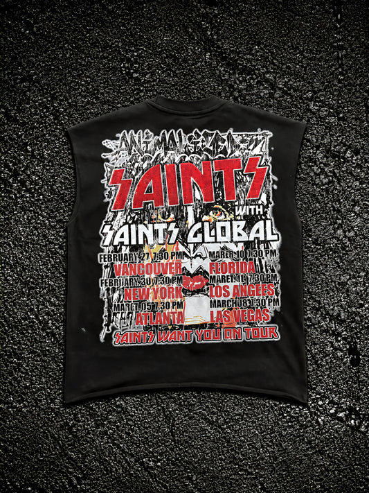 Rich Oni Kiss Global Saints Tour Sleeveless T-shirt