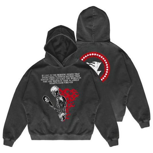 Lonely Hearts Club Burning Desire Hoodie