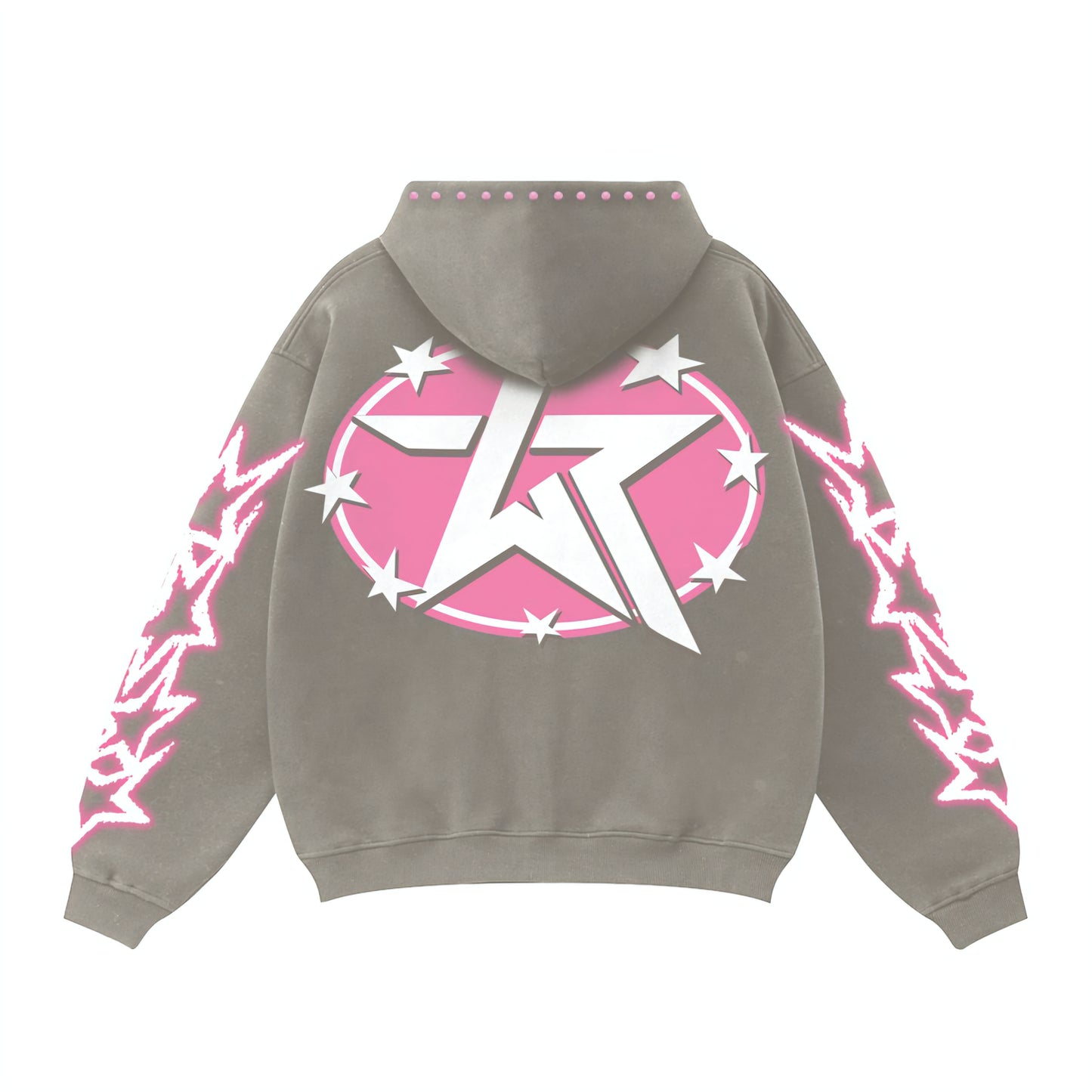 Wknd Riot High Fashion Rhinestone Hoodie