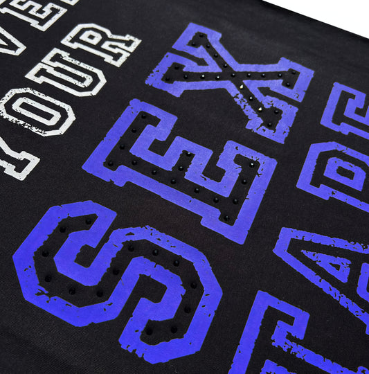 November Reine I Loved Your XXX Tape Luxury Heavyweight T-shirt With Rhinestones