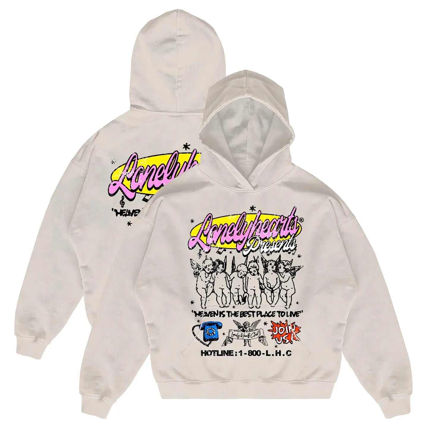 Lonely Hearts Club Heaven Is Calling Hoodie