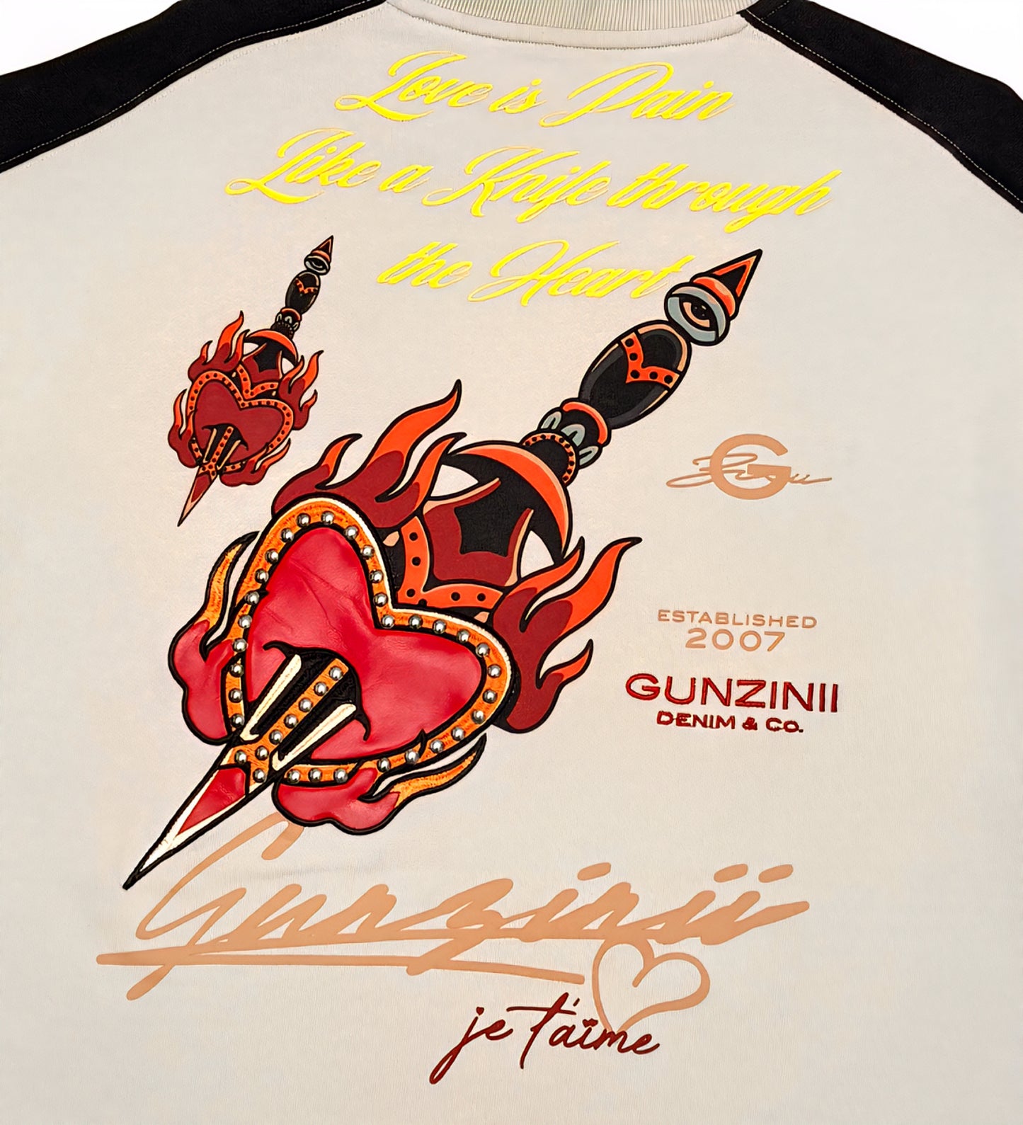 Gunzini Stabbed Me In The Back Tshirt Cropped T-shirt