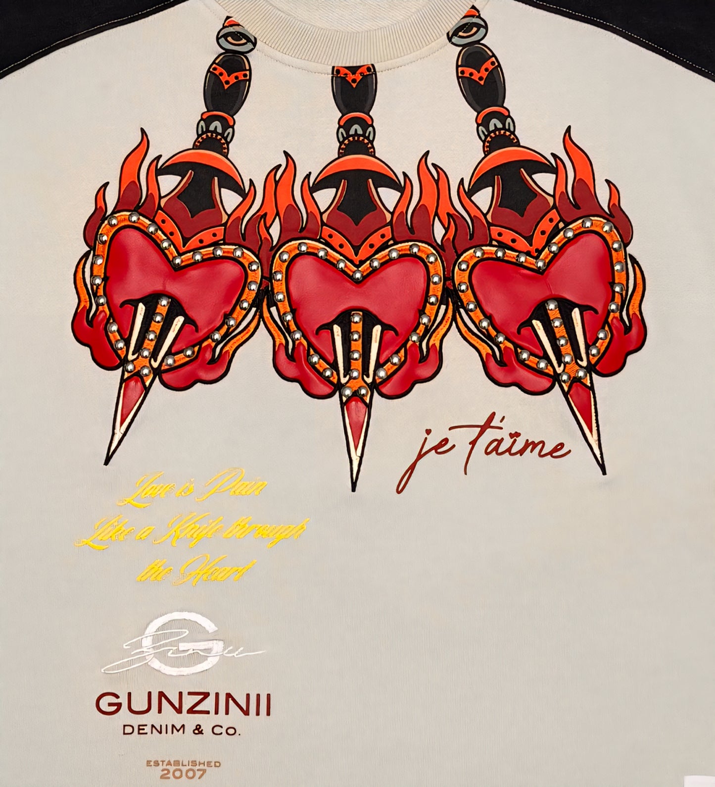 Gunzini Stabbed Me In The Back Tshirt Cropped T-shirt