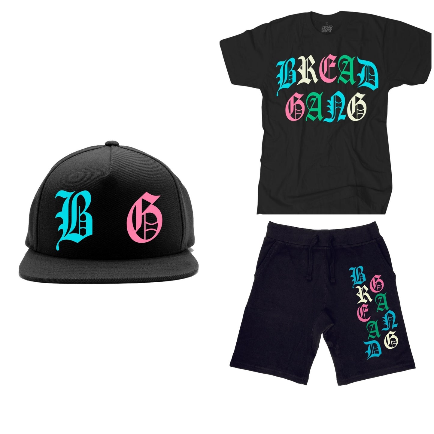 Bread Gang BG Multi Shorts Set