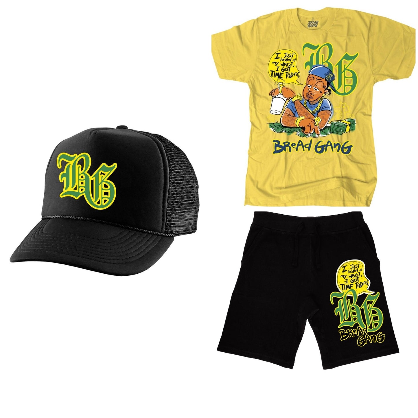 Bread Gang Time Today Shorts Set
