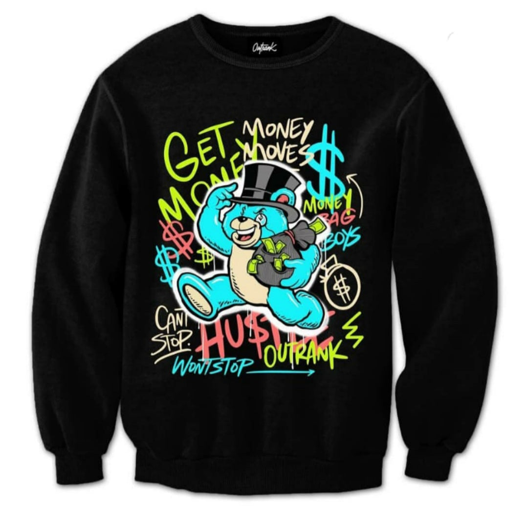 Outrank Monopoly Bear Crew Neck