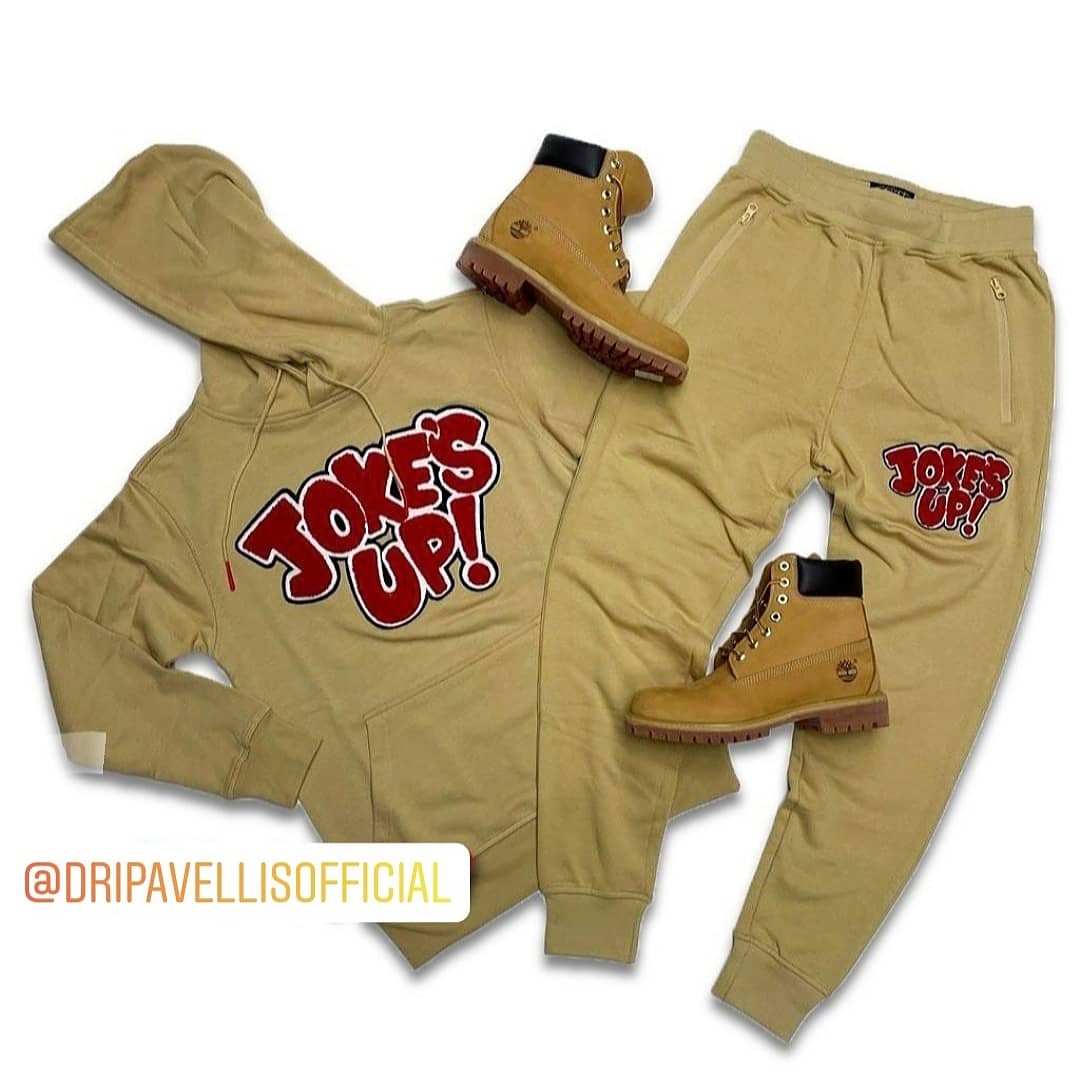 Jokes Up Satin Set