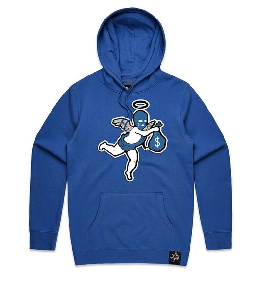 Hasta Muerte Chenille Angel Royal Hoodie
