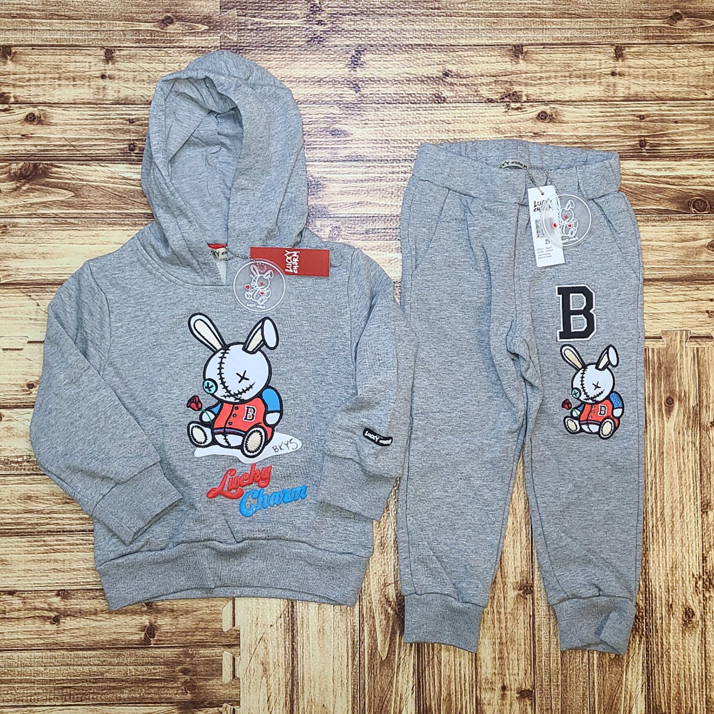 BKYS Kids Lucky Charm Set (Gray)