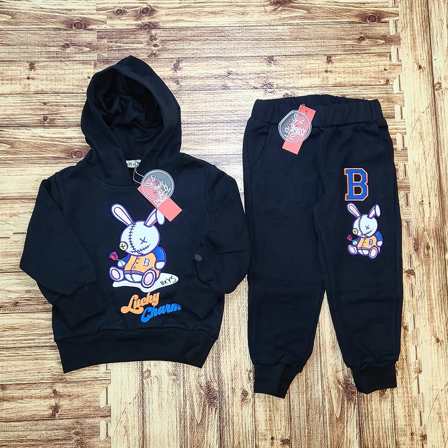 BKYS Kids Lucky Charm Set (Black)