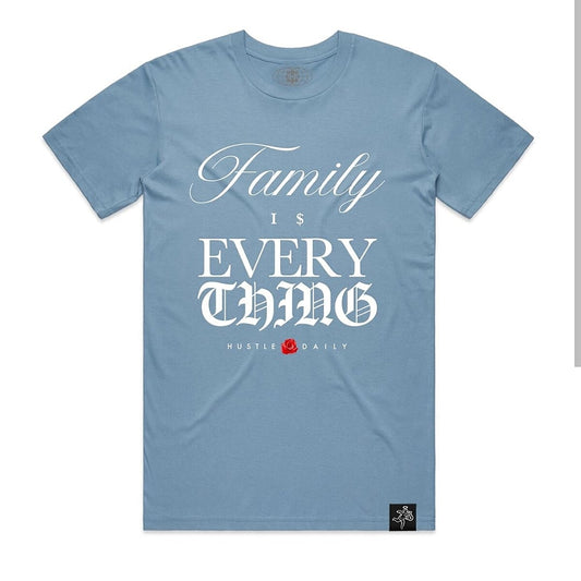 Hasta Muerte Money Family Is Everything Script T-Shirt