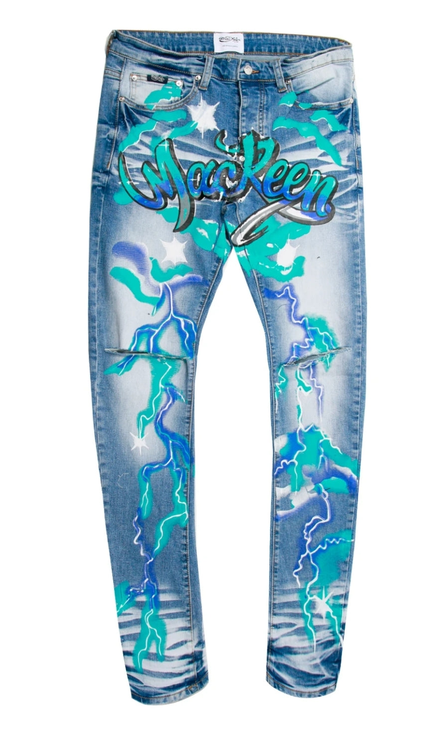 Mackeen Electric Blue Denim