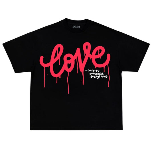 L.O.V.E Logo Drip T-shirt