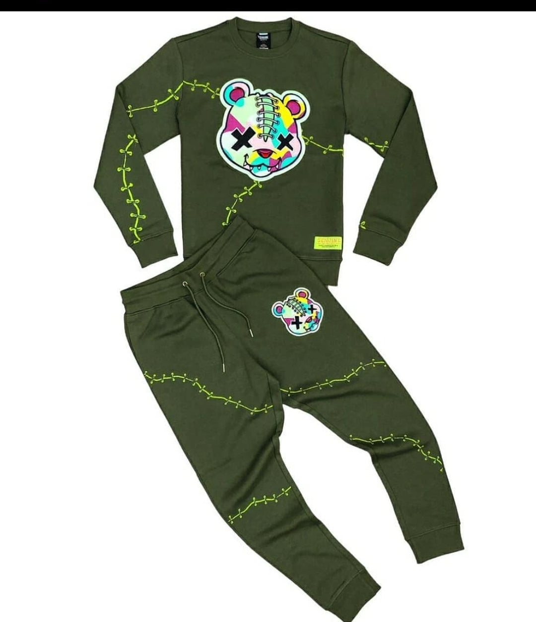 Civilized Monster Bear Set (Olive)