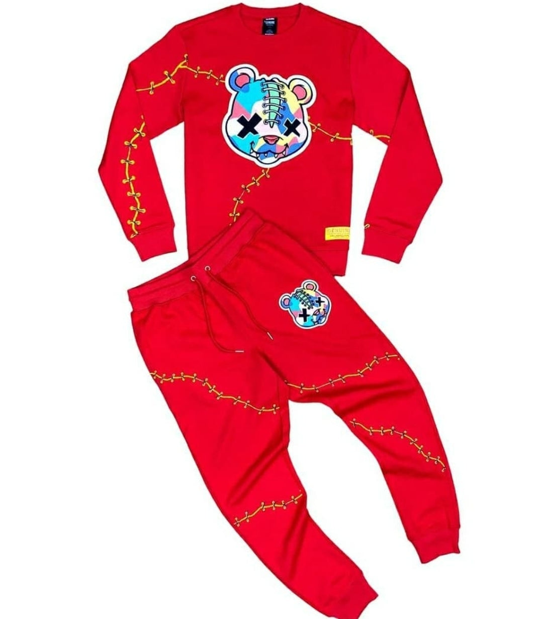 Civilized Monster Bear Set (Red)