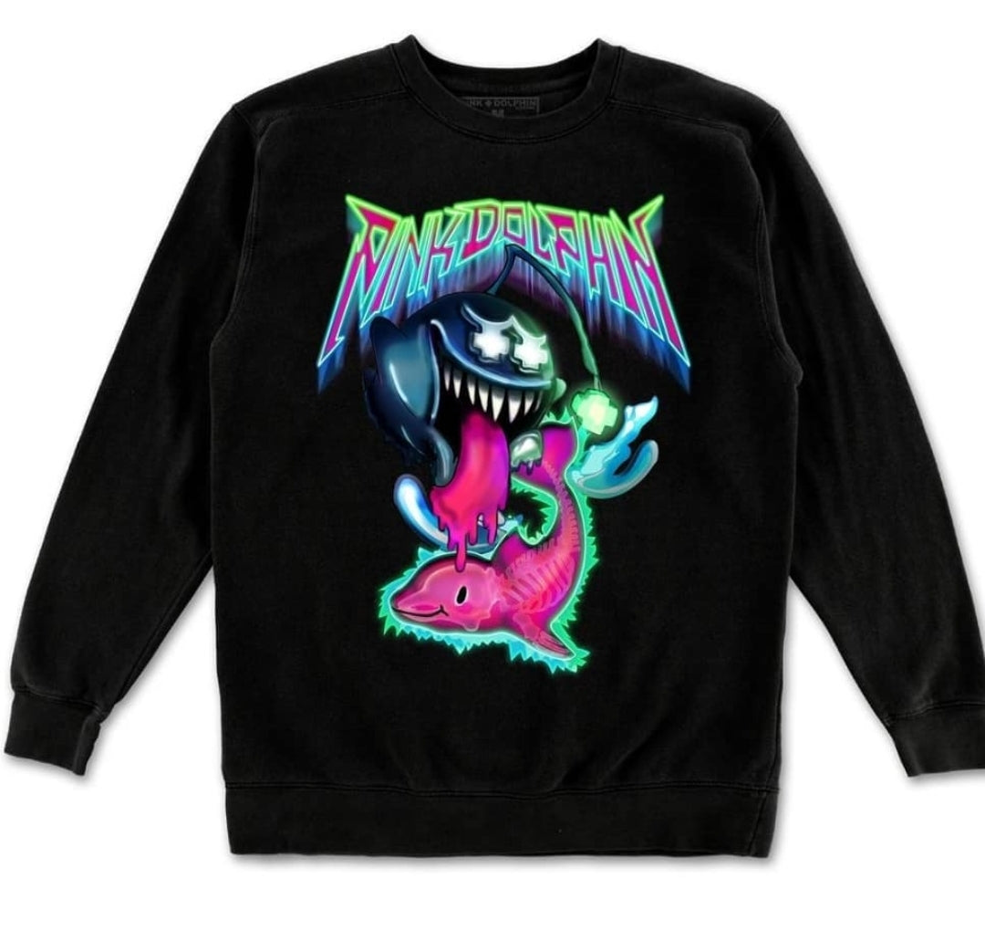 Pink Dolphin Ghost Crew Neck