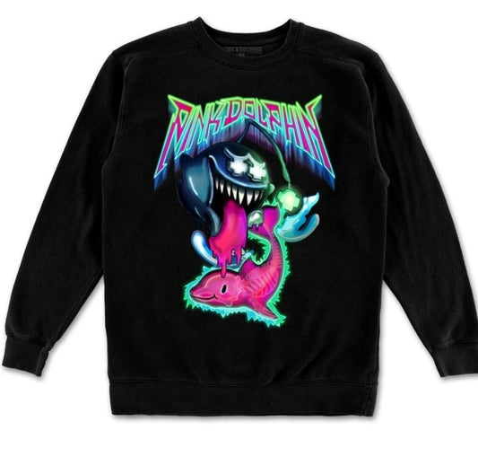 Pink Dolphin Ghost Crew Neck