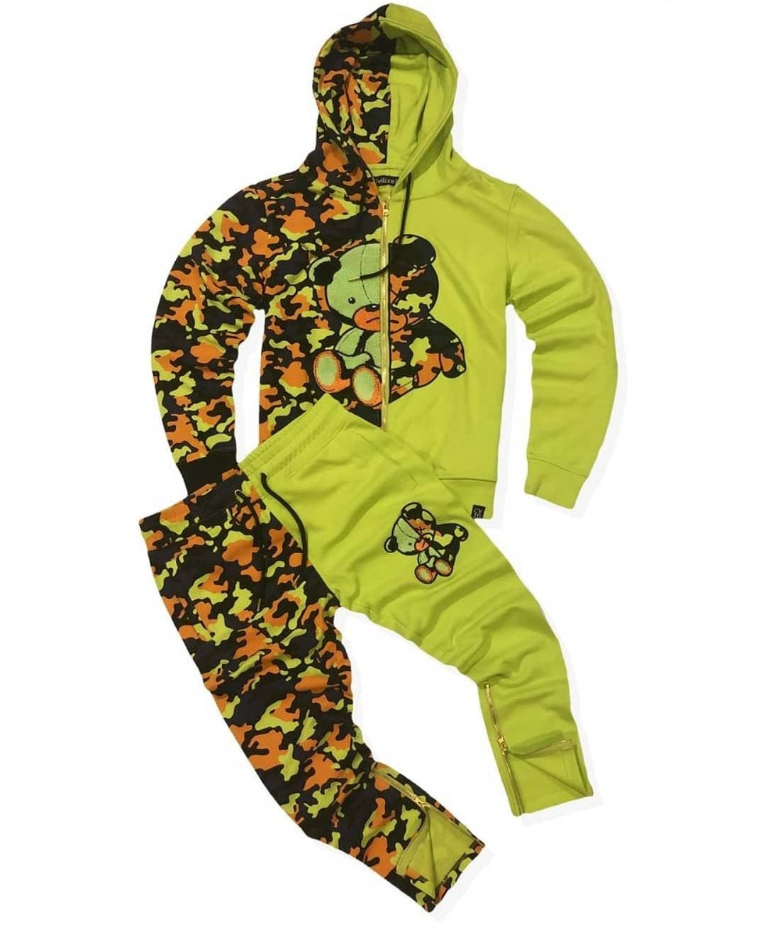 Civilized Camo Set (Lime)