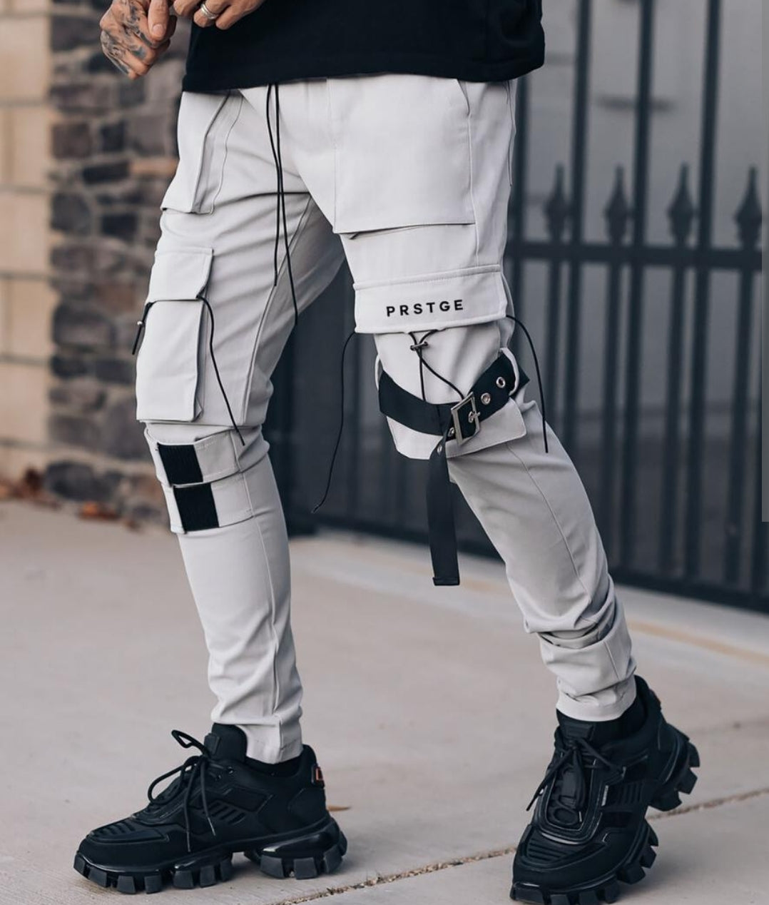 PRSTGE Revolution Cargo Pants V2 (Silver)