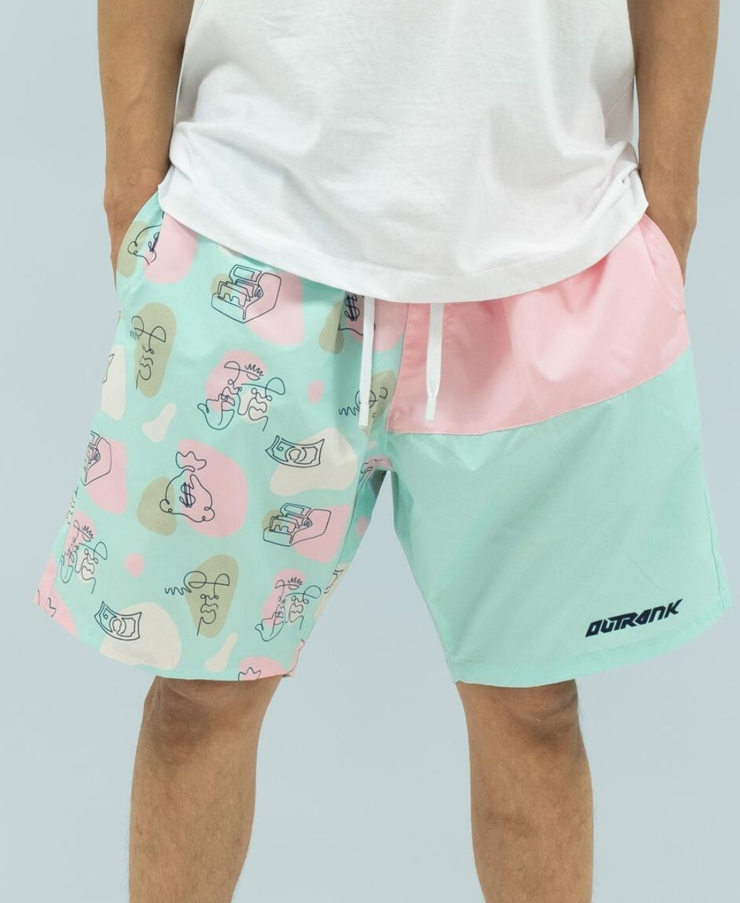 Outrank Money Flows Set With Reversible Bucket Hat