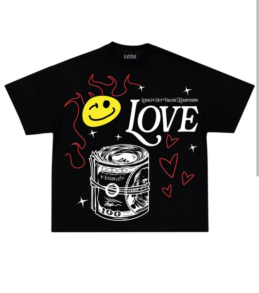 L.O.V.E. Apparel Smiling Stacks T-shirt