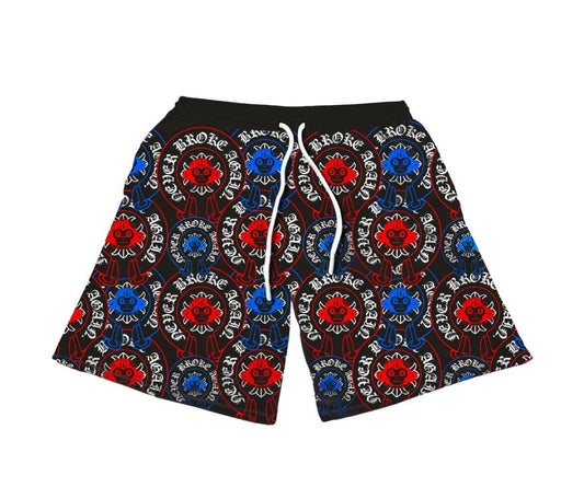 Never Broke Again Chrome Heart Shorts