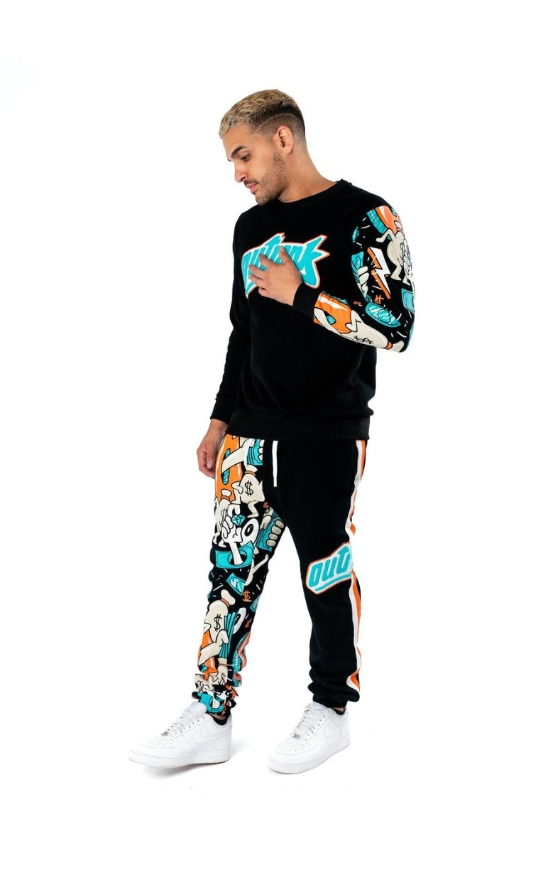 Outrank Pays To Be Me Fleece Joggers