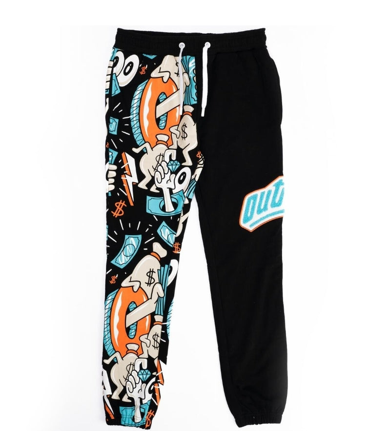 Outrank Pays To Be Me Fleece Joggers