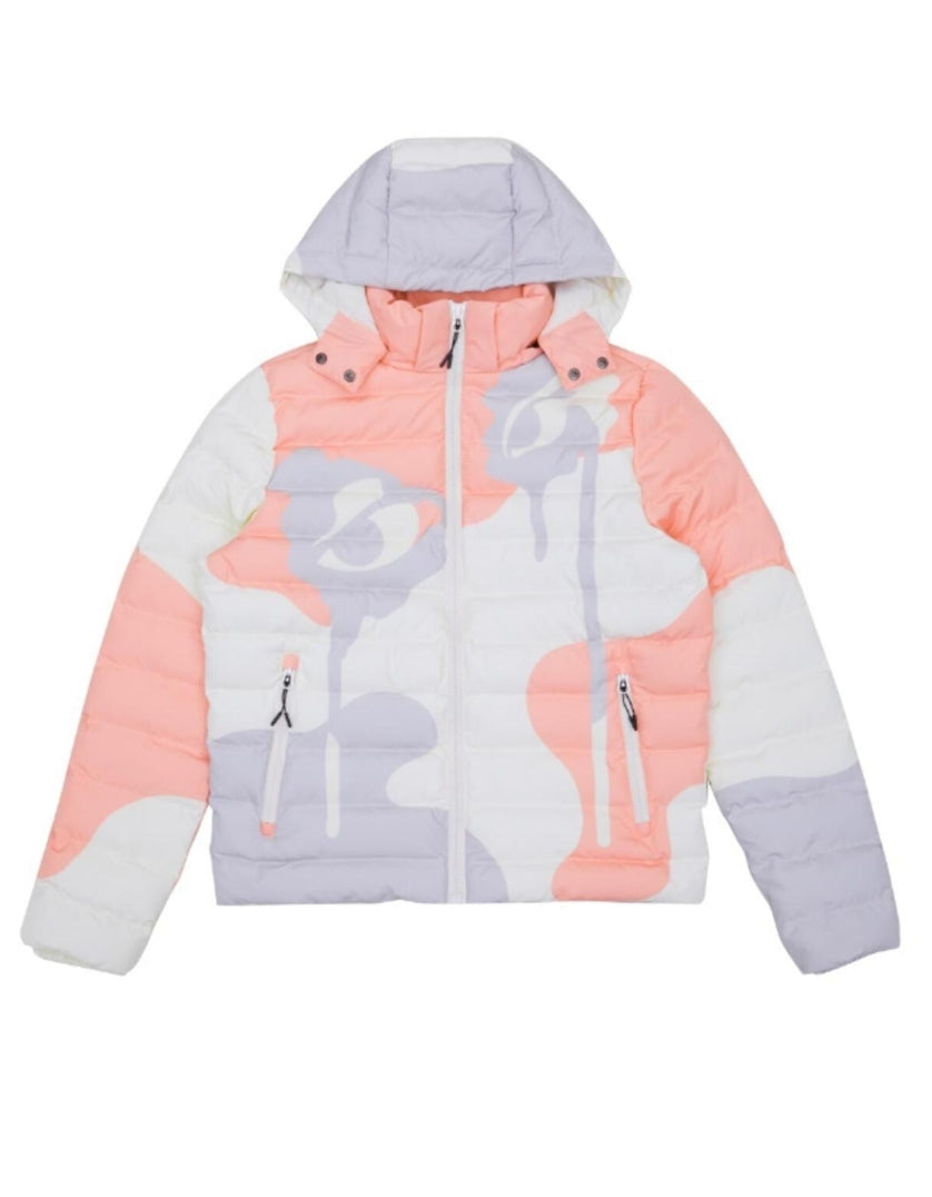 Roku Modern Camo Slick Eyes Puffer (Pink)